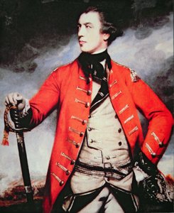 Generale John Burgoyne da Joshua (after) Reynolds