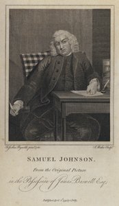 Samuel Johnson, scrittore e lessicografo inglese da Joshua (after) Reynolds