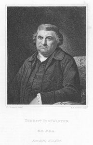 Il reverendo Thomas Warton, storico letterario critico e poeta inglese da Joshua (after) Reynolds
