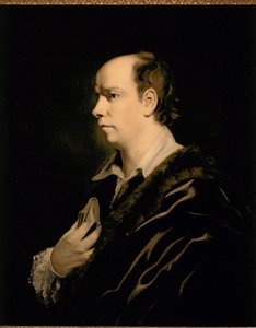 Oliver GOLDSMITH, Ritratto del 1770 circa (olio su tela) da Joshua (studio of) Reynolds