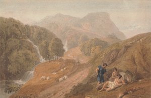 Paesaggio Arcadico con Pastori da Joshua Cristall