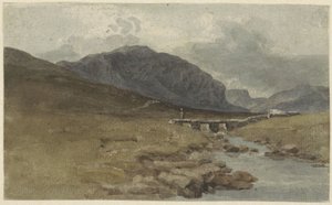 Paesaggio presso Llyn Ogwen, Caernarvonshire (Galles)