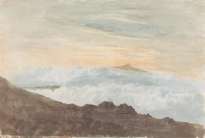 Paesaggio montuoso con nuvole da Joshua Cristall