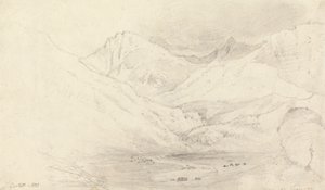 La valle di Nant Ffrancon, Caernarvonshire