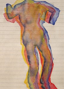 Figura a strati colorata