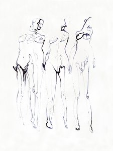 Tre figure eleganti