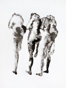 Tre figure in inchiostro
