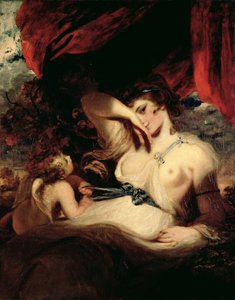 Cupido che Slaccia la Cintura di Venere da Joshua Reynolds