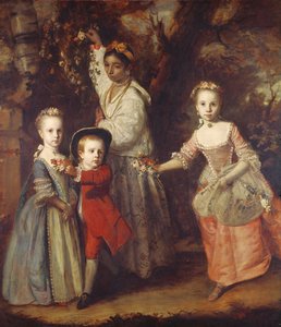 I figli di Edward Holden Cruttenden con la loro balia indiana, 1759-1763