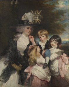Lady Smith Charlotte Delaval e i suoi figli George Henry, Louisa e Charlotte, 1787 da Joshua Reynolds