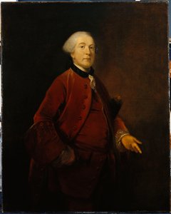 Ritratto di George Ashby, in piedi, a tre quarti di lunghezza, con giacca e panciotto da Joshua Reynolds