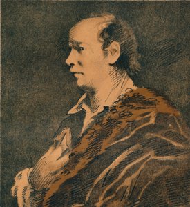 Schizzo di Oliver Goldsmith, di Sir Joshua Reynolds, 1769-70, 1906 da Joshua Reynolds