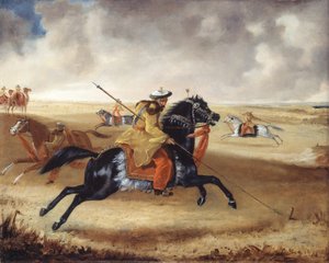 Il cavallo di Skinner in esercizio, c.1840 da Joshua Reynolds