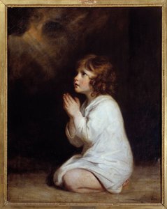 Il piccolo Samuele in preghiera
