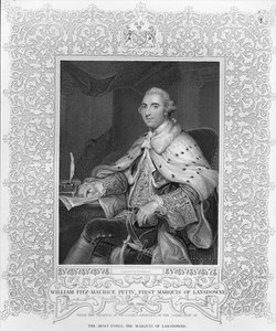 William Fitz-Maurice Petty, Primo Marchese di Lansdowne, inciso da H. Robinson