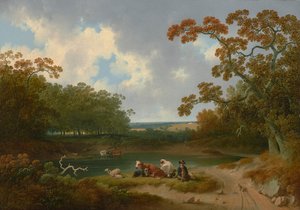 Veduta della campagna della Pennsylvania (1823) da Joshua Shaw