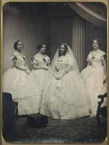 Una sposa e le sue damigelle da Josiah Johnson Hawes