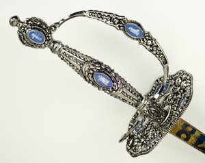 (dettaglio) di una spada piccola, c.1790