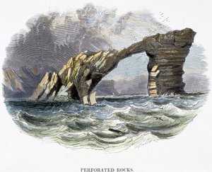 Rocce perforate, da Fenomeni della Natura, 1849