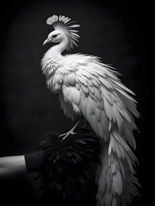La maestosità del pavone bianco da Josie George