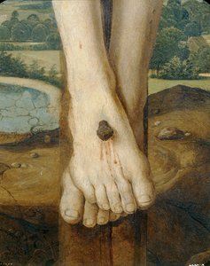 Calvario, dettaglio da Josse (fl.1493 1508) Lieferinxe