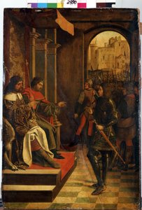 San Sebastiano davanti agli imperatori Diocleziano e Massimiano da Josse (fl.1493 1508) Lieferinxe
