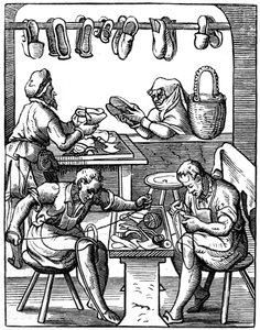 Calzolaio, XVI secolo