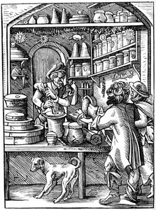 Farmacista, XVI secolo 1849 da Jost Amman