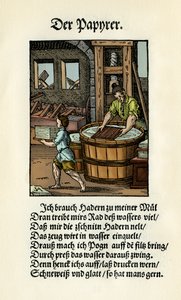 Fabbricante di carta da Jost Amman