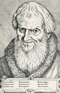 Ritratto di Hans Sachs da Jost Amman