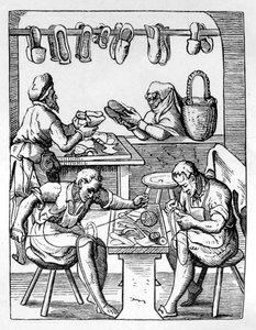 Calzolaio, c1559-1591 da Jost Amman