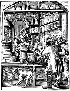 La bottega del farmacista, 1568