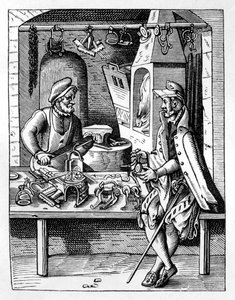 Il fabbricante di speroni da Jost Amman