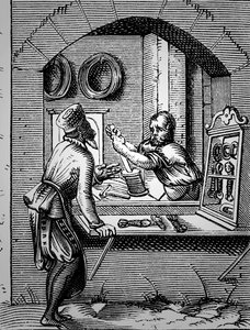 Lavoratore del filo da Jost Amman