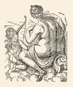 Venere e Cupido, 1906 da Jost Ammon