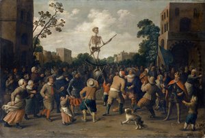 La lotta contro la morte, 1625 da Jost Cornelisz Droochsloot