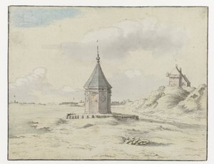 Veduta della fontana della città, Bergen op Zoom