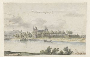 Vista del Forte Navagne, Limburgo da Josua de Grave