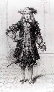 Moliere (1622-73) inciso da B. Damman