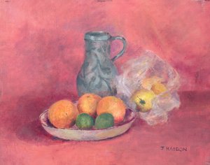 Natura morta con frutta e brocca da Joyce Haddon