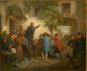In una locanda - Elezione a Gand nel 1830 da Jozef Geirnaert
