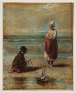 Bambini in riva al mare da Jozef Israëls