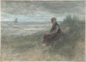 Ragazza tra le dune da Jozef Israëls