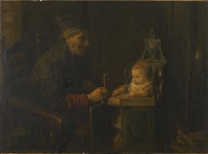 Vecchio e bambino da Jozef Israëls
