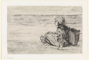 Ragazza al mare