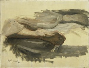 Le gambe di Saul da Jozef Israëls (signed by artist)