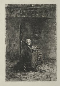 Bambino sulla sua sedia