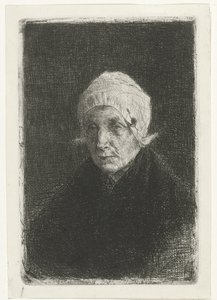 Vecchia donna di Katwijk da Jozef Israëls