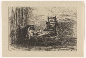 Bambino in culla da Jozef Israëls