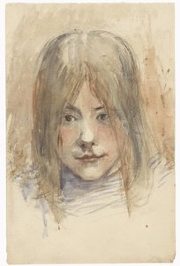 Ritratto di una ragazza da Jozef Israëls